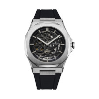 D1 Milano D1-SKRJ10 – Skeleton Automatic Μαύρο Καουτσούκ